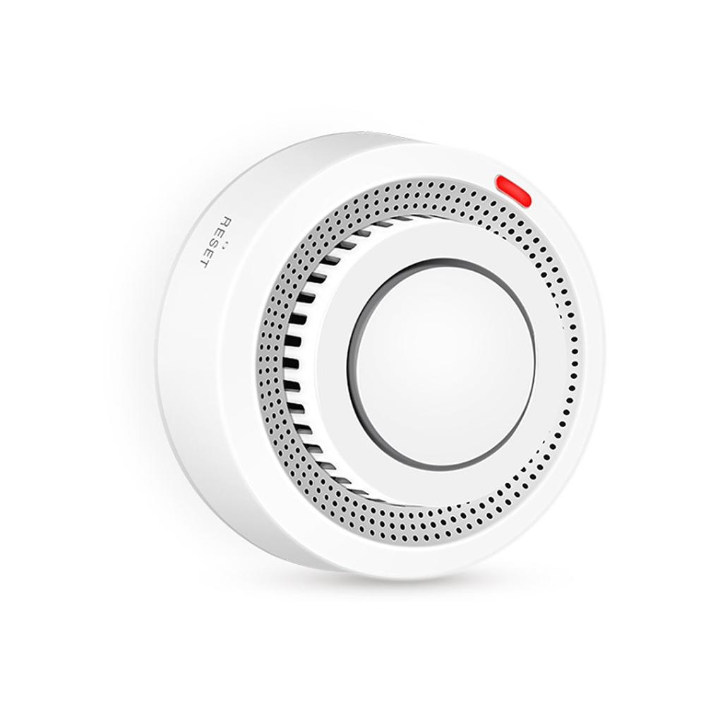 Smart Home WiFi Smoke Detector Fire Protection Alarm APP Control Smoke Sensor Wireless Smoke Alarm 80dB Security Detector System