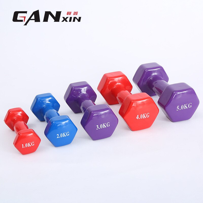 4 farver 4kg matte håndvægte rack stativ håndvægte holder vægtløftningssæt hjemme fitnessudstyr halteres rack stativ håndvægt