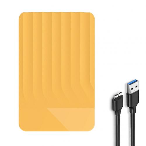 USB 3,0 2,5 zoll SATA Externe Gehäbenutzen Silikon Schutz Festplatte Festplatte Kasten: Orange