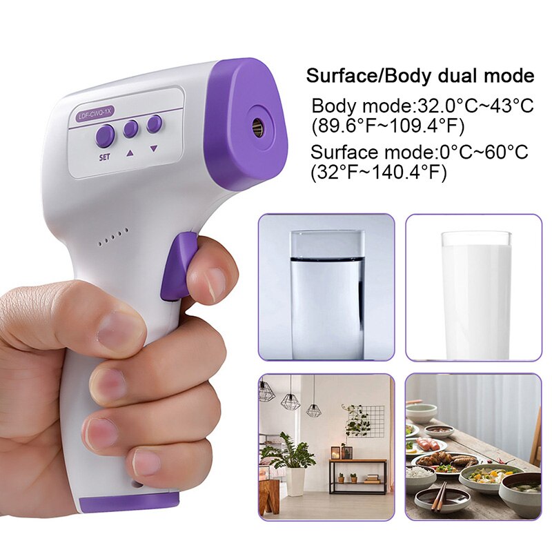 Handheld Non-contact Forehead Thermometer Homeuse IR Infrared Thermometer Portable Digital Digital Forehead Thermometer