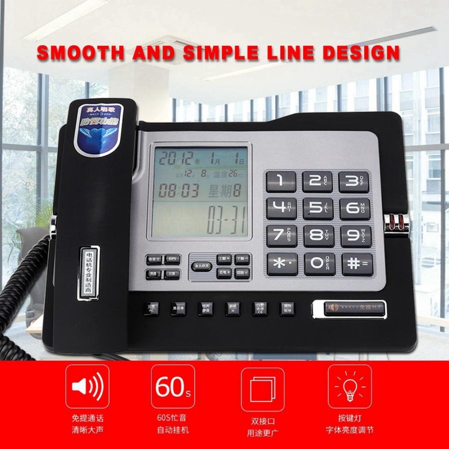 G026 Vaste Telefoon Bedrade Vaste Caller Id Handsfree Rapport Nummer Seat Type Voor Home Business Office Telefoon