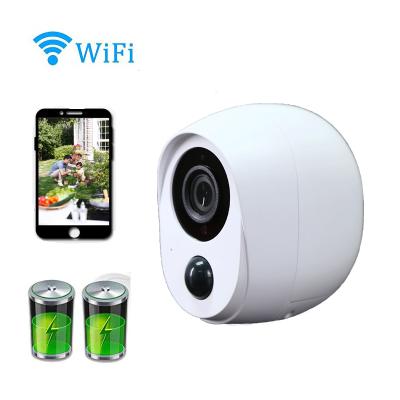 Wdskivi 100% Draad-Gratis Batterij IP Camera Outdoor Draadloze Weerbestendige Beveiliging WiFi Camera CCTV Surveillance Smart Alarm
