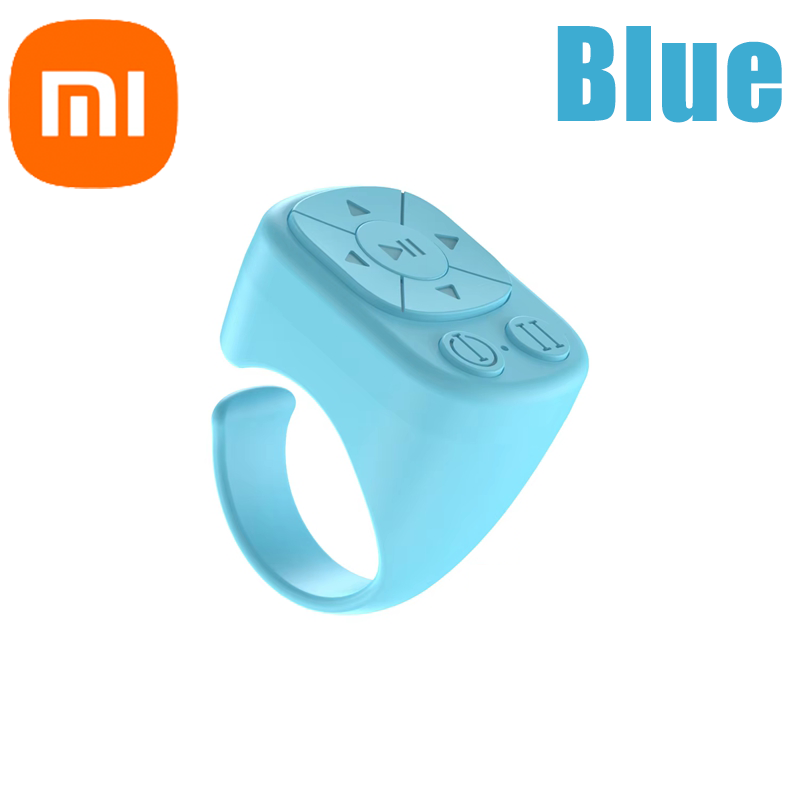 Xiaomi Auto Clicker Remote Control Page Turner Automatic Continuous Click Device Wireless Selfie Button Scrolling Button Ring: green