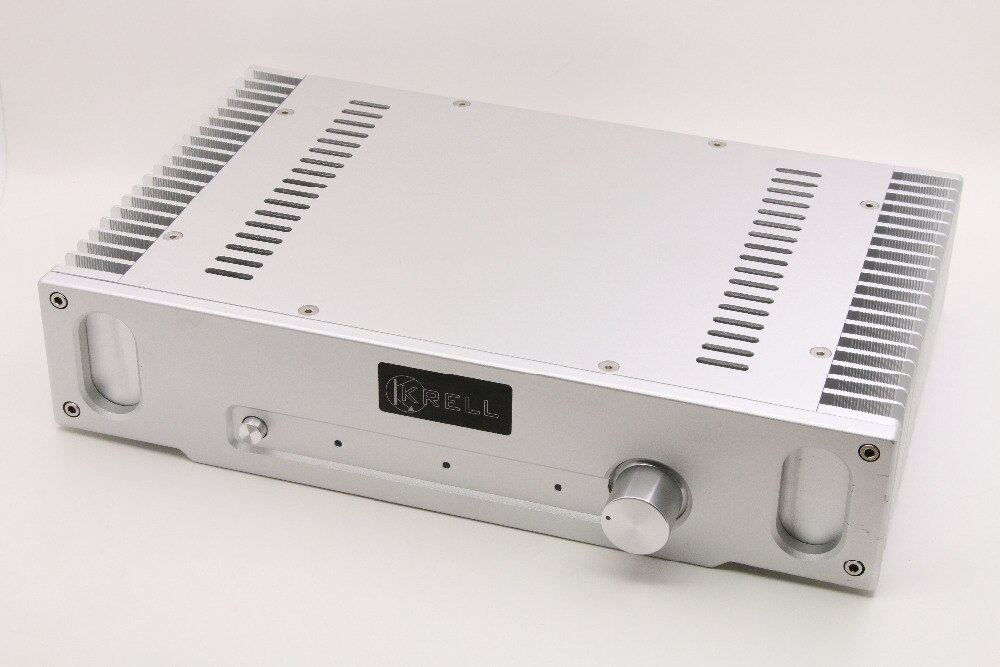Sølv all-aluminium effektforstærker / chassis klasse a forstærker kabinet / diy hifi kasse til 1969 effektforstærkere