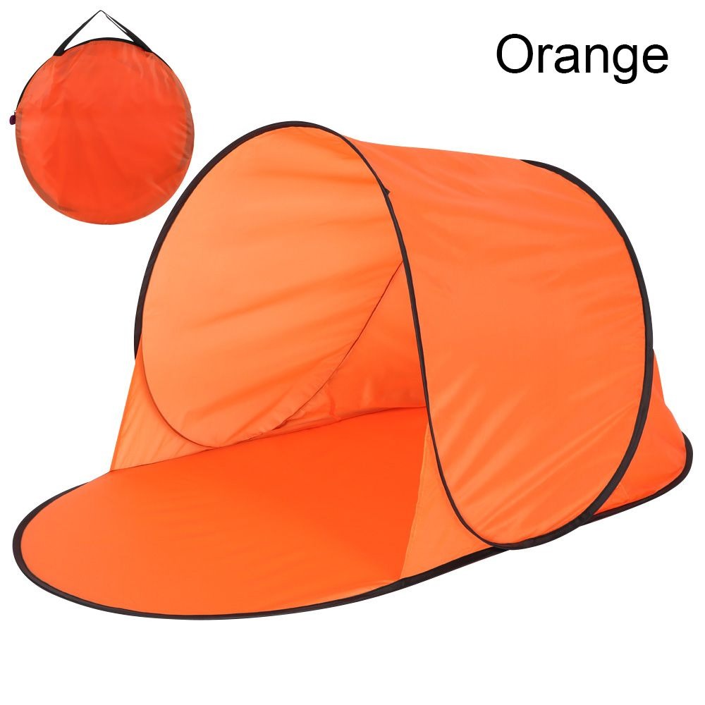 Tragbares Pop-up-Strand zelt Camping zelt Schatten Sonnenschutz UV-Schutz Camping zelt langlebige Polyester-Pa-Beschichtung Wanders chutz: WHITE