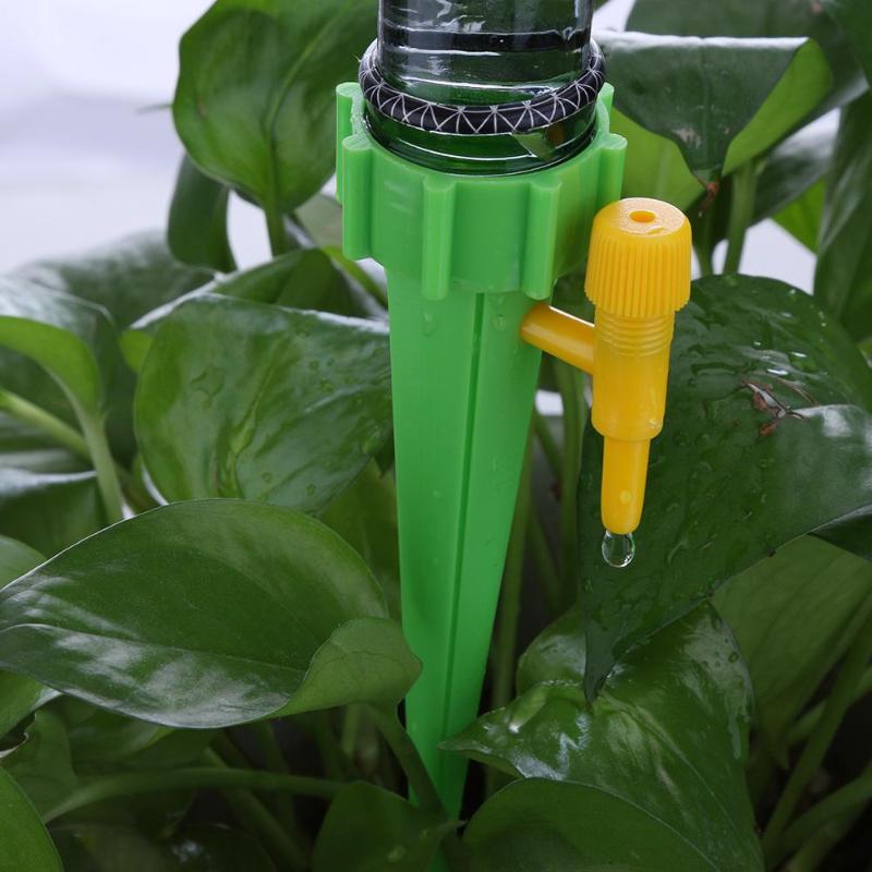 12 stk automatisk drypvanding vandingssystem vandingsspids til planter blomst indendørs husholdningsvandere flaske drypvanding