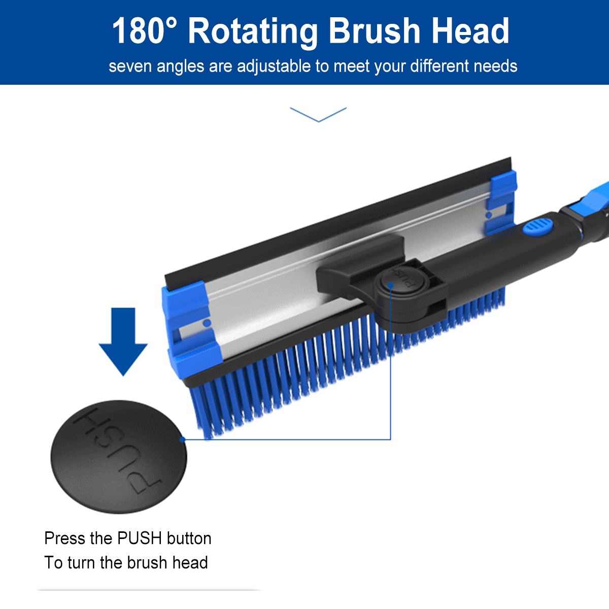 6 in 1 pala per auto rimozione della neve scongelamento del ghiaccio raschiando spazzaneve spazzola con protezione tergicristallo per impostato di strumenti invernali per veicoli