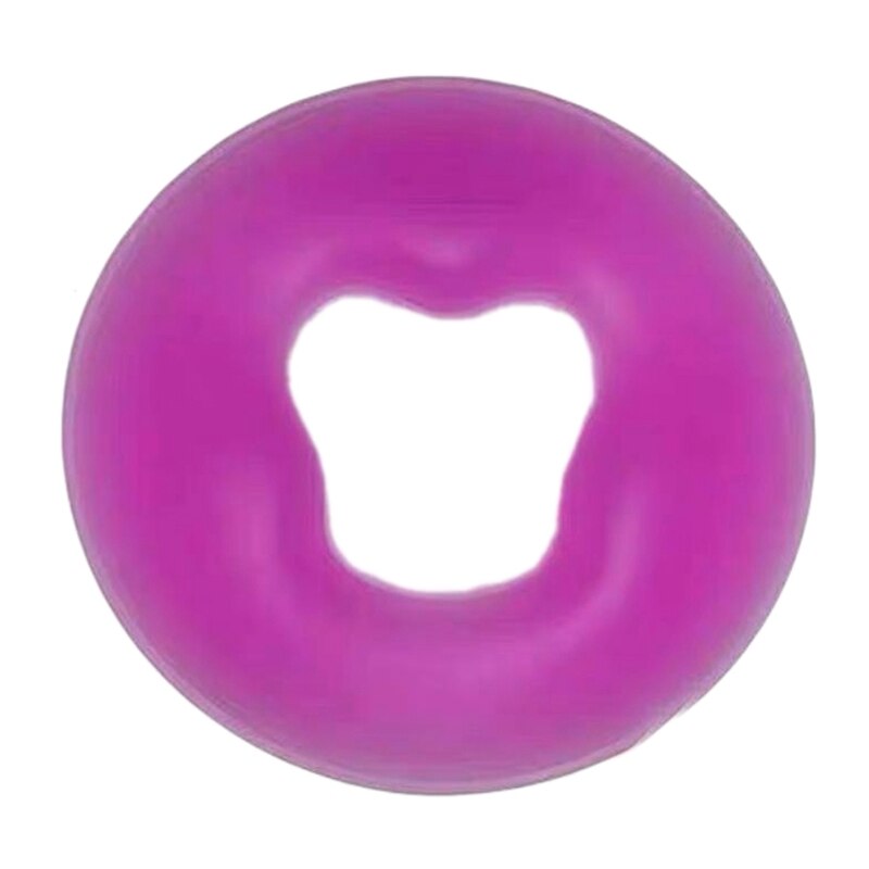 Soft Salon SPA Massage Pillow Silicone Face Relax Cradle Cushion Pillow Pad Beauty Pillow: Purple