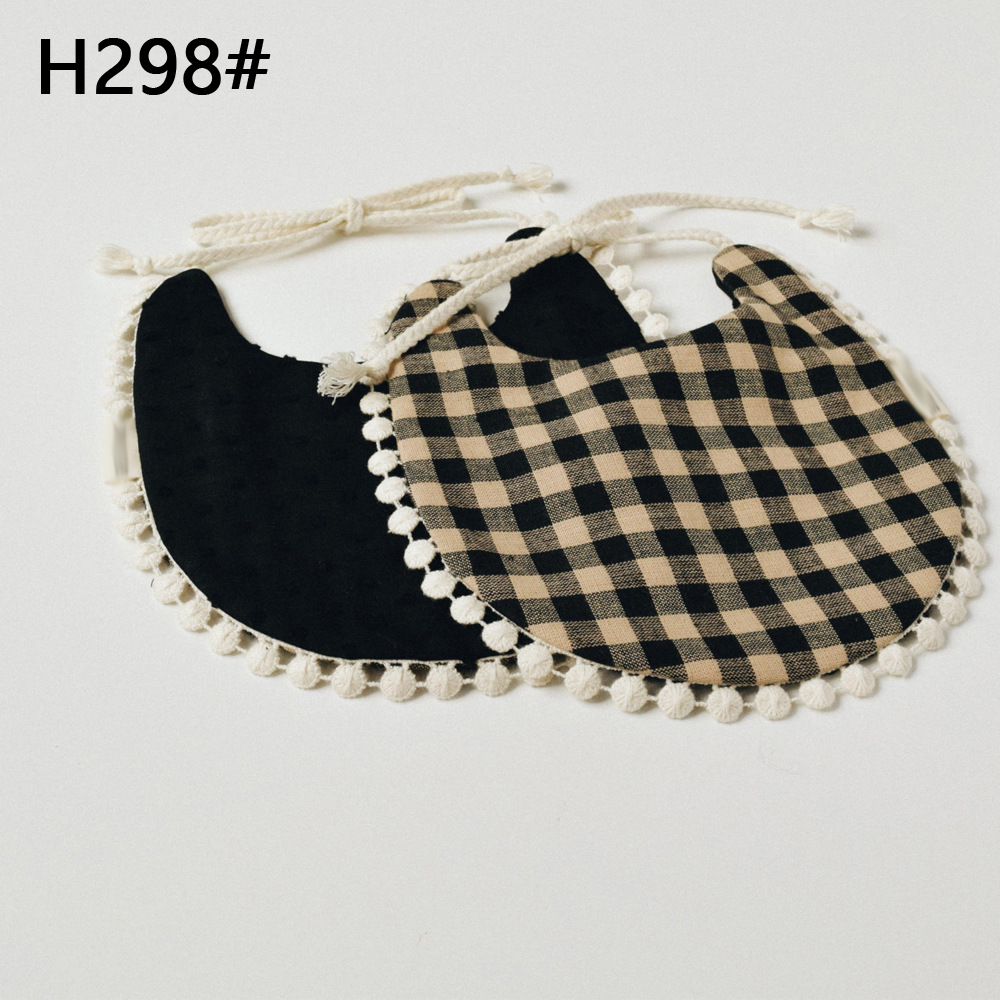 Pudcoco Baby Meisje Jongen Waterdicht Handdoek Kids Peuter Diner Voeden dubbeldeks Slabbetjes: H298