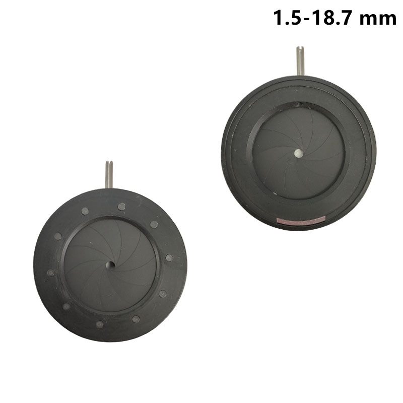 Metalen Zoom Optische Iris Diafragma Diafragma Condensator Digitale Camera Microscoop Adapter Microscoop Accessoires Voor Camera Lens: ID011