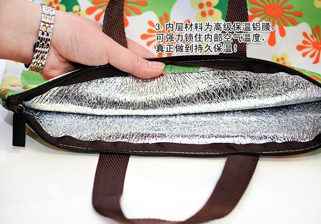 Kjølebag hold maten fersk termoposer matboks stor isolasjon og kaldpakke ispose piknikpose