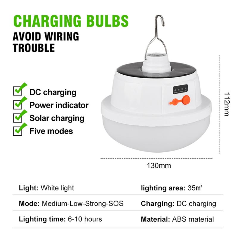 LED Solar Light 2in1 Solar Circular Hooking Remote Control Ligh Outdoor/Indoor Solar Lamp Garden Lighting Wireless Powered Light: 48 led