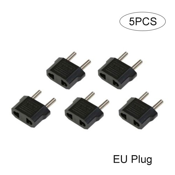 5Pcs 110V Naar 220V Conversie Adapter Pluggen Travel Adapter Converter XOA88: EU