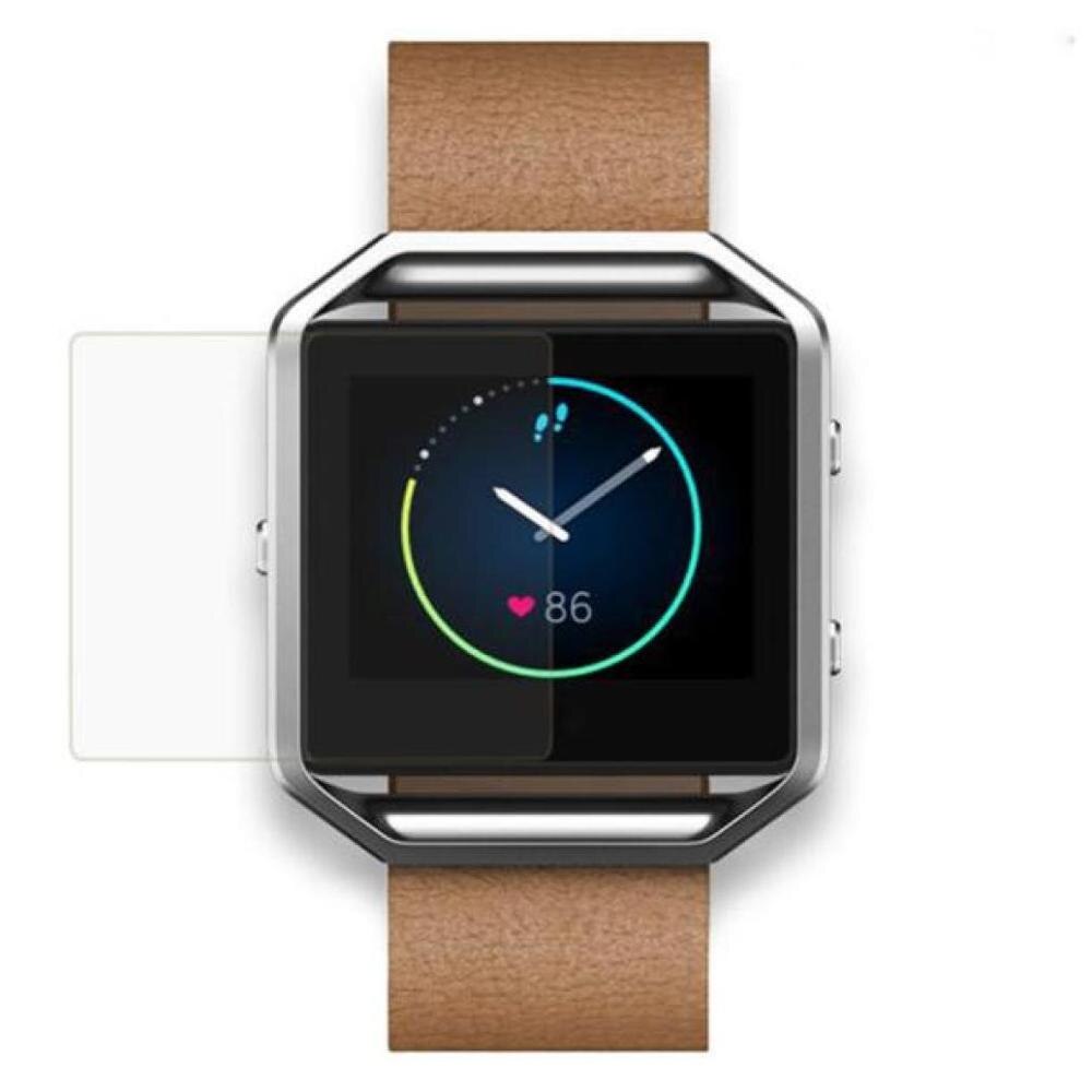 3 stk /5 stk hd klart herdet glass beskyttelsesfilmbeskyttelse for fitbit blaze sporting smart watch herdet skjermbeskytter