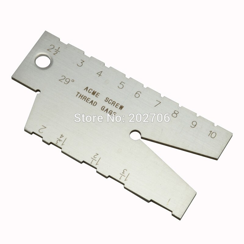 2 PIECES 29 DEGREE ACME SCREW THREAD GAUGE GAGE TOOL GRINDING
