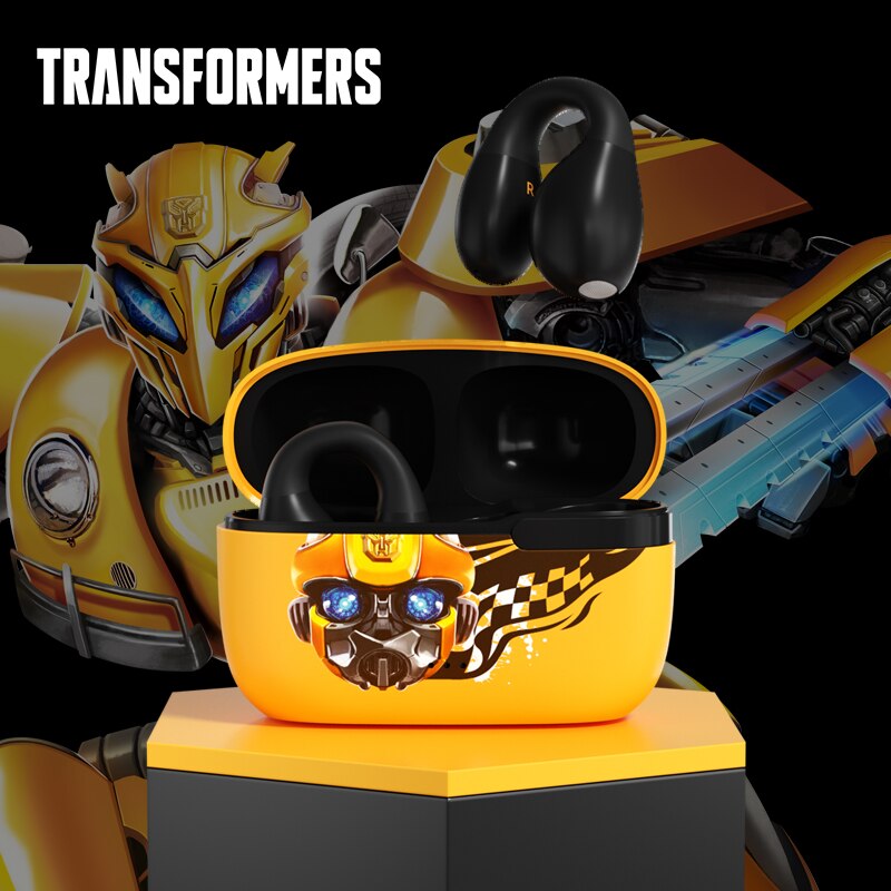 Transformatoren TF-T05 Bluetooth 5,3 Kopfhörer Spielen Headset Tws kabellos Headset Hifi Klang Ohrhörer Rausch unterdrückung Kopfhörer: Gelb