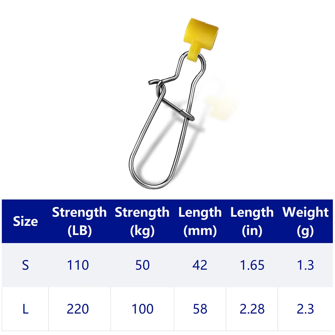 FishTrip Fishing Line Sinker Slides Catfish Swivels Snap Accessories for Drift Fishing & Trolling: 13 / WHITE