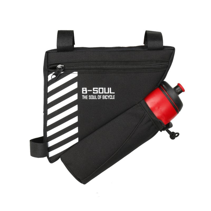 Waterdichte Driehoek Fietstas - Frame Tas Fietsen - Fiets Accessoires: Zwart