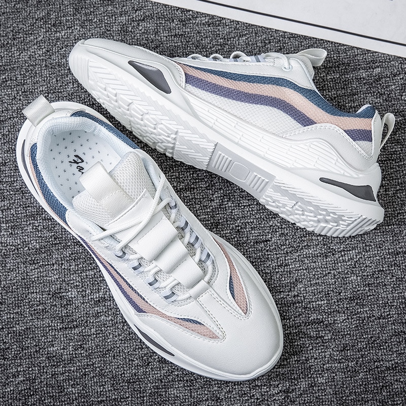 Men Jogging Walking Sports Shoes Outdoor Men Free Running High Lace-up Athietic Breathable Blade Sneakers