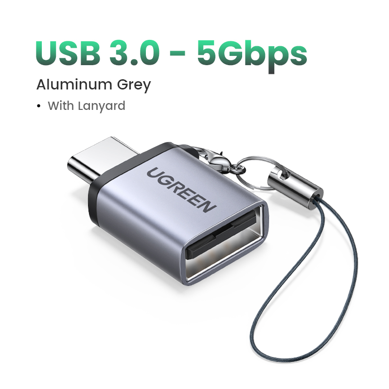 UGREEN USB C to USB 3.0 OTG Adapter Type C OTG Data Cable For Phone Oneplus iPhone 13 12 Pro Xiaomi USB C to USB OTG Cable: Brown
