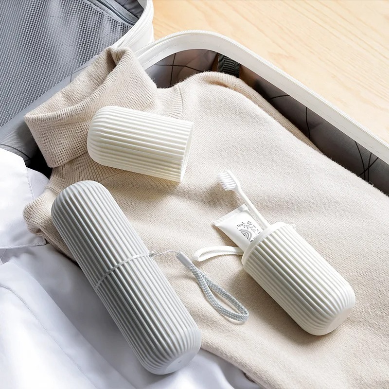 Portátil pasta de dentes proteger titular caso viagem acampamento caixa armazenamento organizador viagem produtos higiene pessoal armazenamento copo novo creat