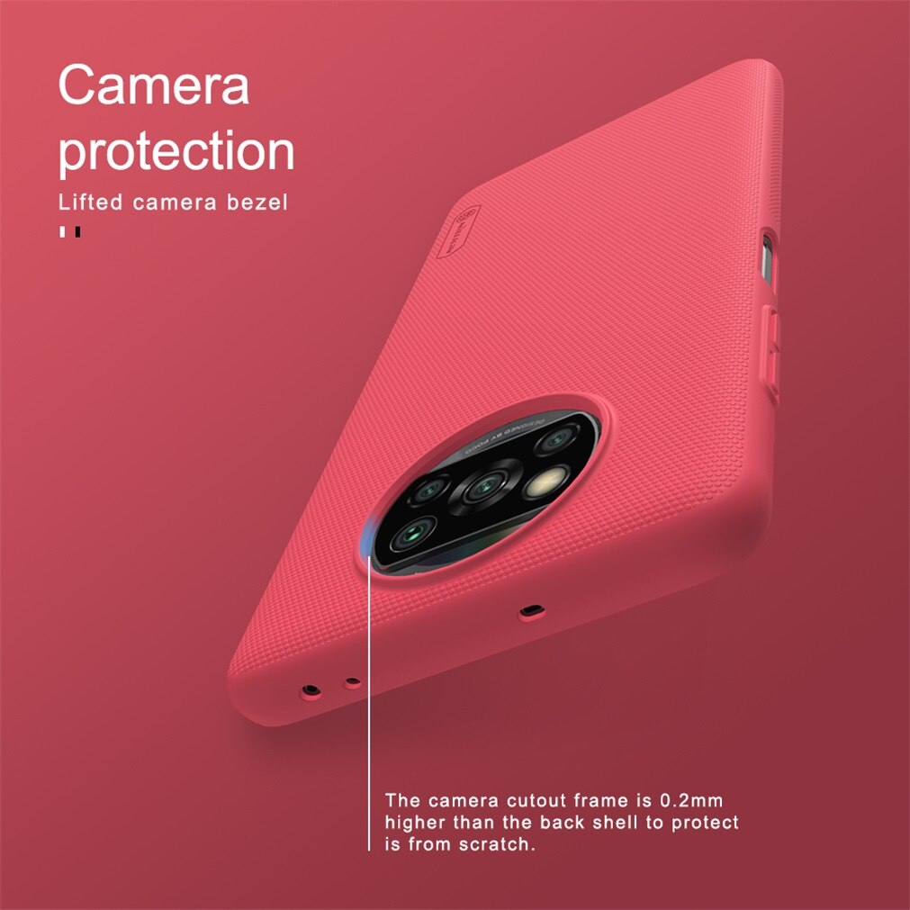 Voor Xiaomi Poco X3 Nfc Case Poco X3 Pro Cover Nillkin Frosted Shield Case Hard Pc Protector Back Cover Voor xiaomi Poco X3 Nfc