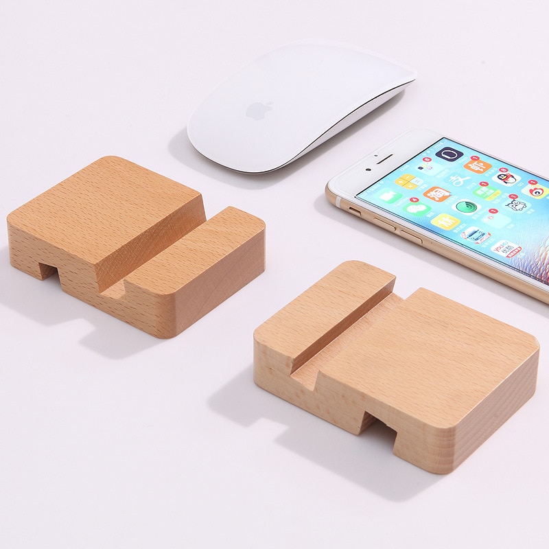 Telefon Halter Stehen Für iPhone Holz Handy Stehen Für Samsung Für Smartphones Stand Schreibtisch Telefon Halter