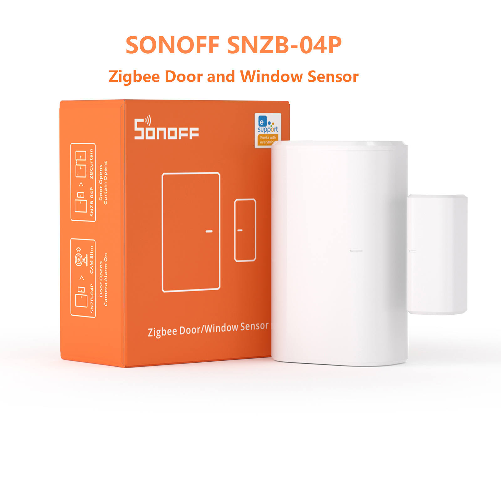 Sonoff Zigbee Bridge-P Gateway Hub z Czujnikami Zigbee - Bridge, Drzwi/Okno, Ruch, Temp/Wilgotność, Przełącznik: Pakiet 4