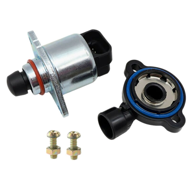 Throttle Position Idle Air Control Throttle Body Sensor TPS &amp; IAC Kit for GM LS1 15023180: Default Title