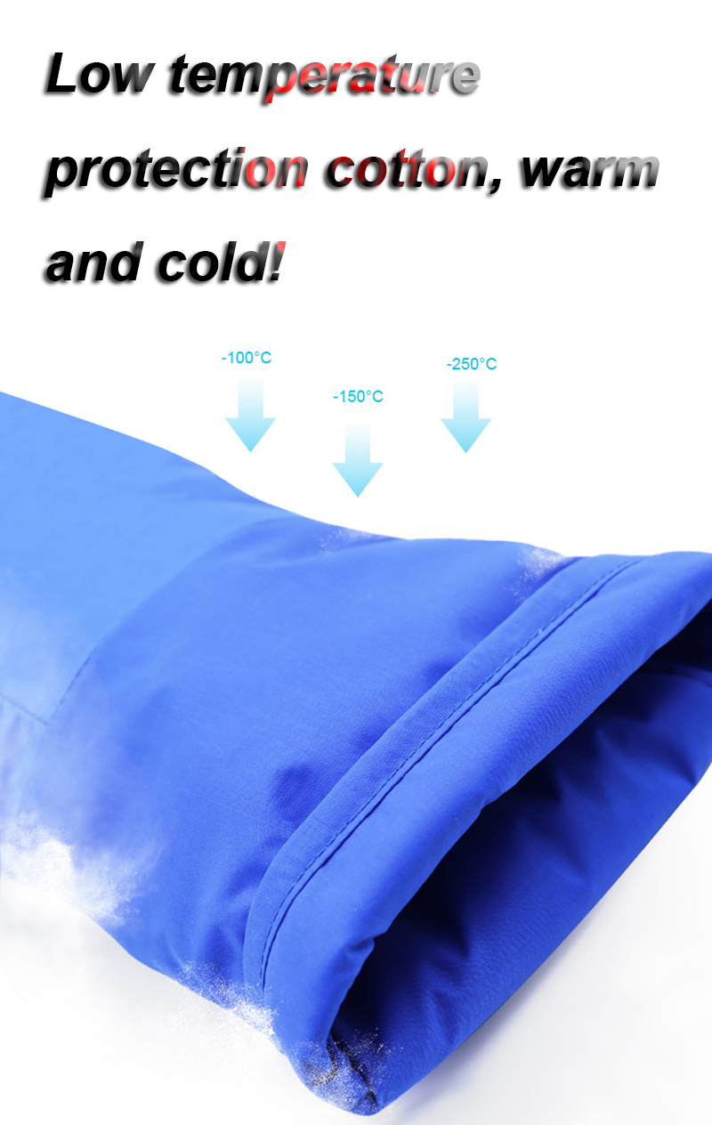 -250 degree hypothermia Protective gloves Cold protection waterproof Liquid nitrogen protection safety gloves Frostbite gloves