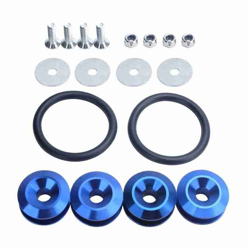General JDM Aluminum Quick Release Fastener Bumper Quick Release Fixed Clip Fender Washer Reinforced Screw Auto Parts Set