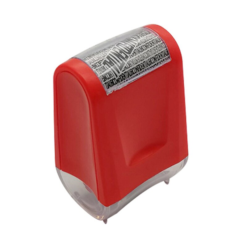 Carimbo quente da proteção do roubo da identidade do rolo da venda para guardar seus dados confidenciais da privacidade do id: Red
