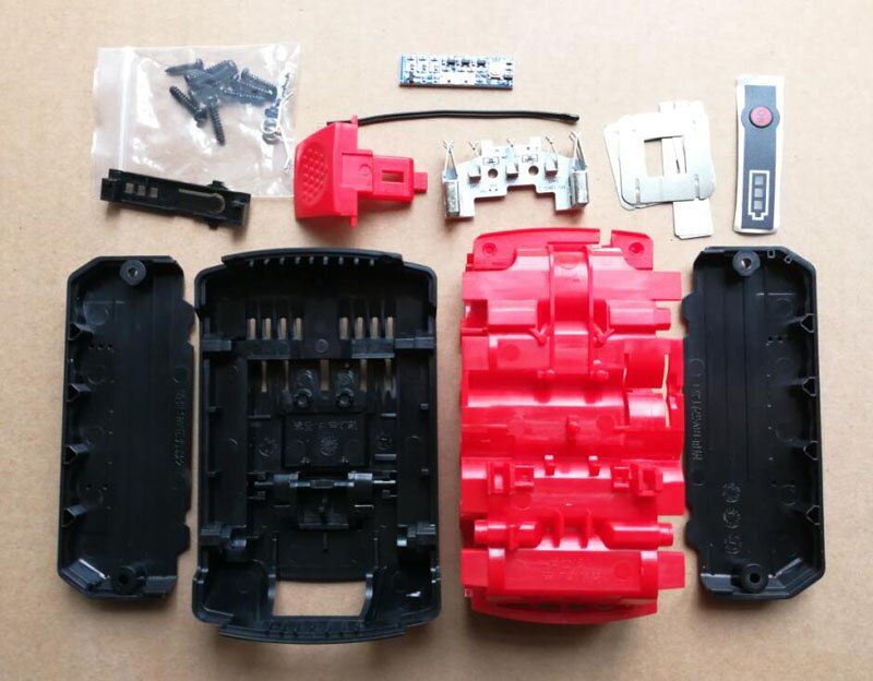 dawupine BAT618 Li-ion Battery Plastic Case PCB Charging Protection Circuit Board For Bosch 18V BAT610 BAT609G BAT618 BAT618G: BOX with PCB