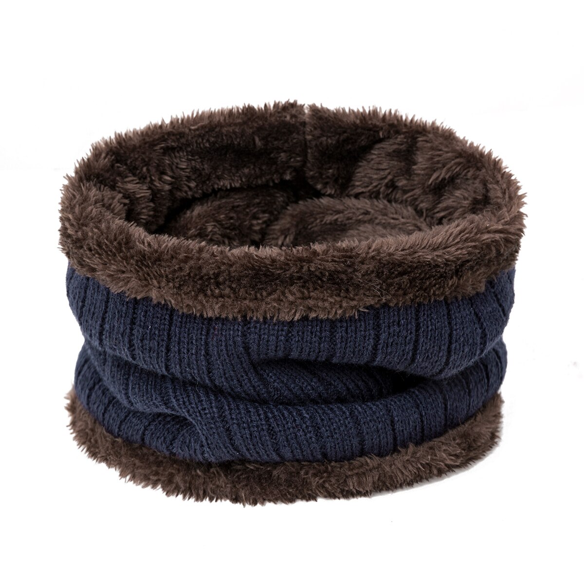 Urdiamond 3 deler vinterhatteskjerf og hansker sett strikket lue lokk kvinner menn holder varme ensfarget ringe skjerf tykke hansker