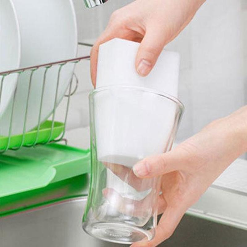 10pcs Magic Sponge Eraser Melamine Cleaner Foam Sponge Scourer