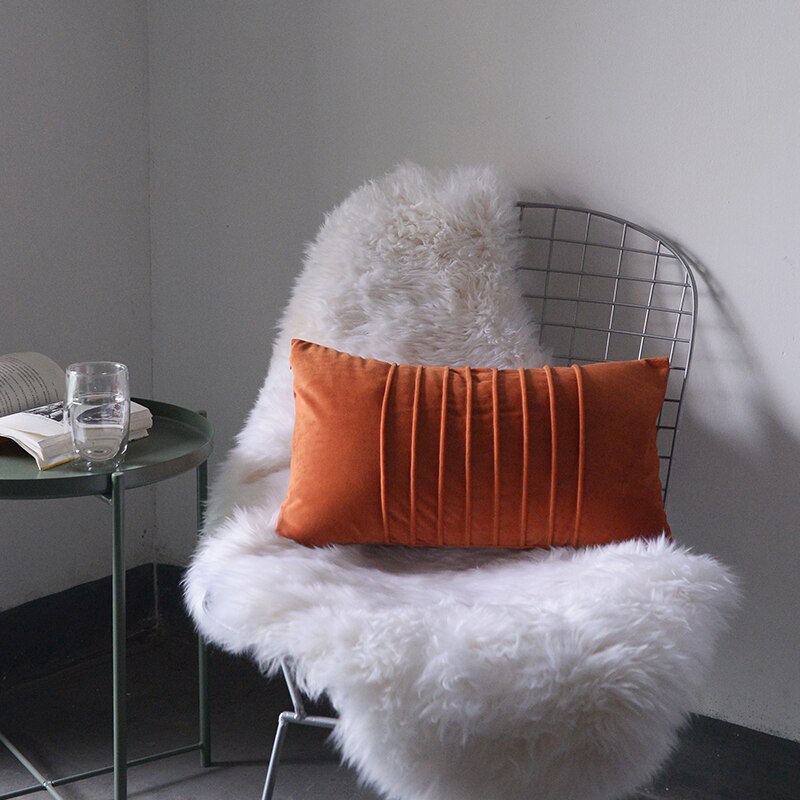 Europa chenille modern solide frans chic scandinavisch kussen rug bank beddengoed lendenkussen sierkussen decoratief