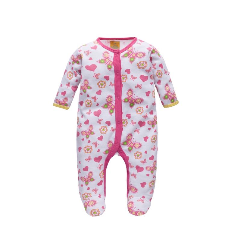 Ropa bordada de dibujos animados para bebé, niña y niño, ropa de escalada para bebé, conjunto para primavera y otoño
