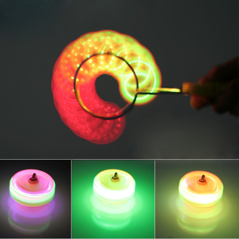 Toupies gyroscopiques magiques colorées, jouets pour enfants, Flash YO-YO magnétique