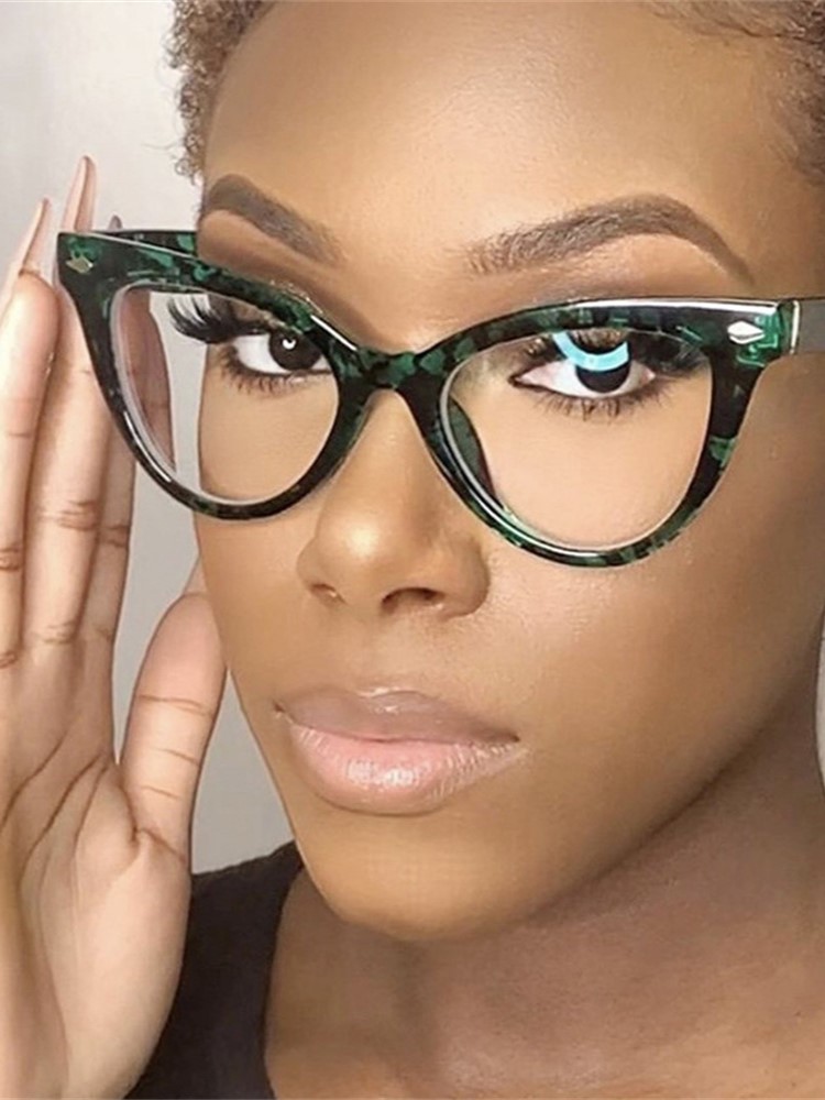 Mode Cat Eye Zonnebril Dames Heren 2023 Vintage Luxe Cateye Brillen Zonnebril Frame Dames Tinten Uv400