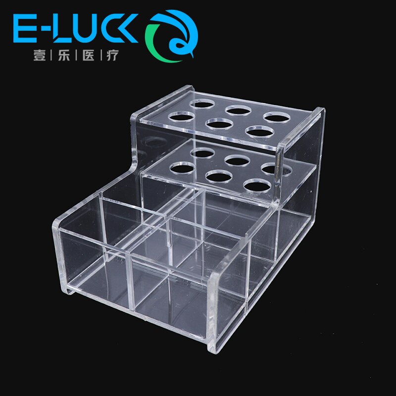 Orthodontics Power Chain Box Acrylic Placing Ligature Chain Holder Dental Elastic Power Chain Box: C2