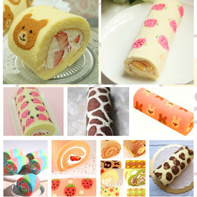 Nonstick Swiss Roll Silicone Cake Roll Baking Pastry Mat Tools Kitchen Silicone Mold Swiss Roll Mat Cake Pad Baking Tool