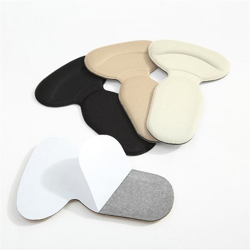 1 par Durable T-forma hilo más grueso en la parte posterior del pie ropa engomada alta tacones suave antideslizante de zapato cojín Accesorios