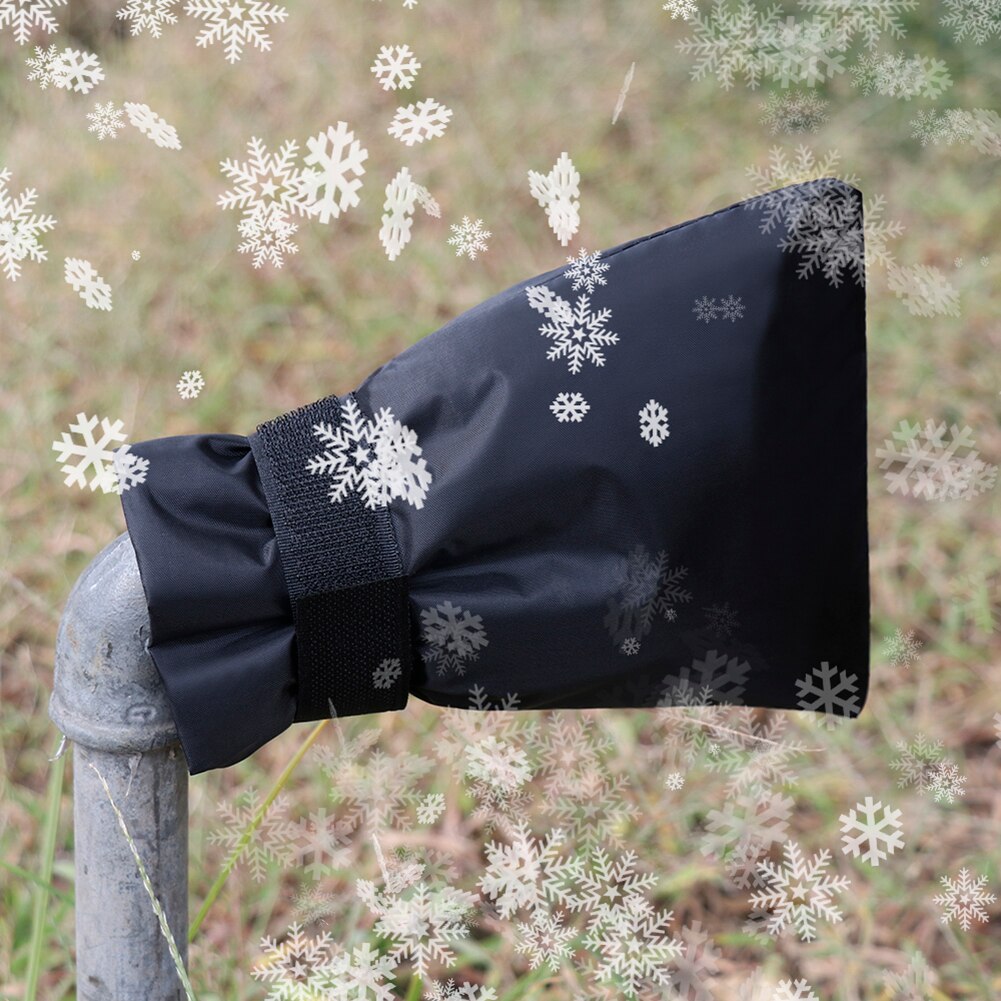 3Pcs Oxford Cloth Water Tap Cover Bag Frost Jacket Insulated Waterproof Outside Thermal Faucet Cover Tap For Faucet Outdoor Tool