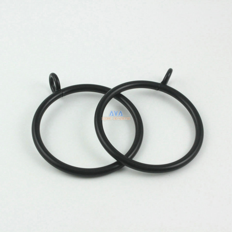 10 Stuks 45mm Zwart Gordijn Ringen Gordijn Sliding Haak Ringen