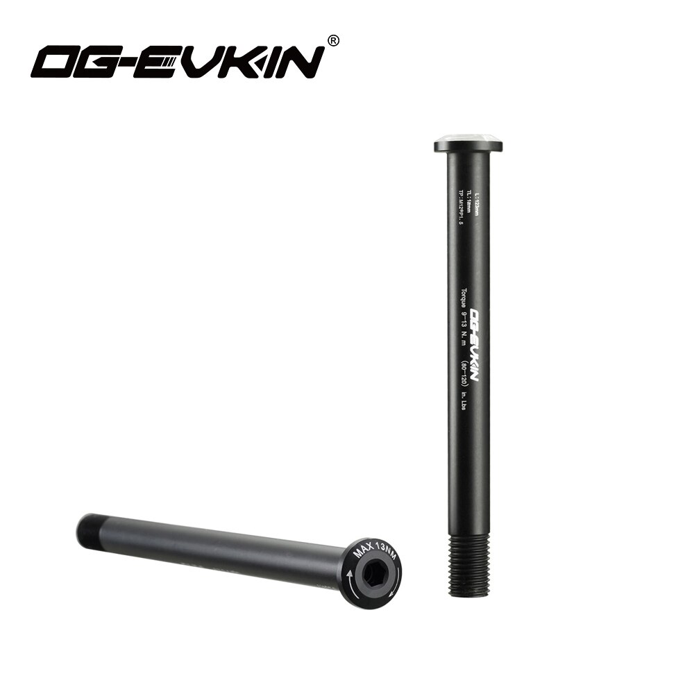 Freno de disco de OG-EVKIN, liberación rápida, M12, P1.5, eje pasante, 12x142mm, trasero/12x100mm, brochetas delanteras para bicicleta de carretera, eje pasante