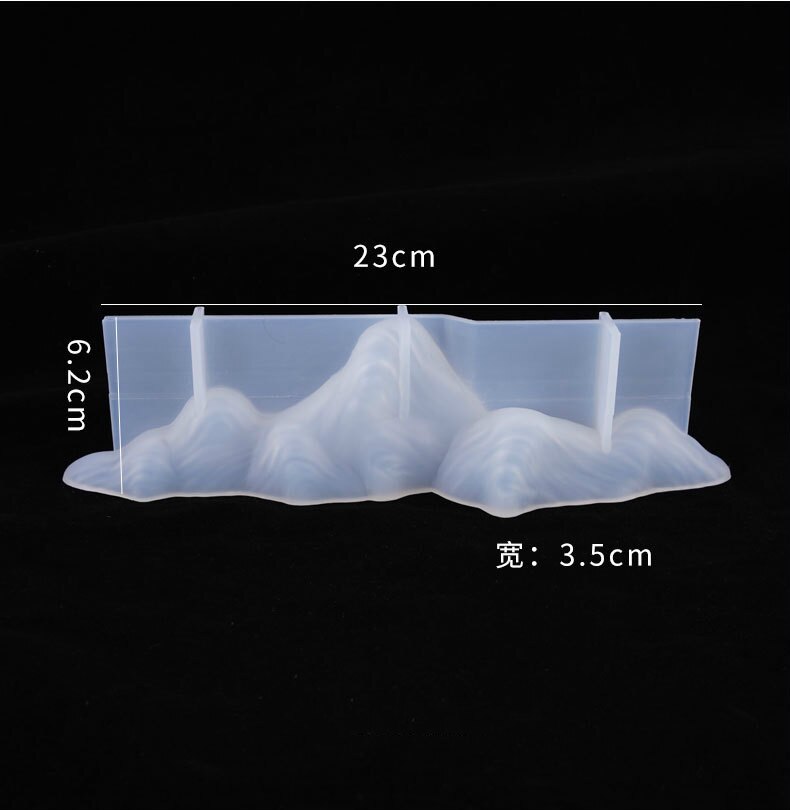3D montagne Silicone moule Nature vallée moule mythique forêt époxy résine artisanat fournitures résine presse-papiers moule: 01