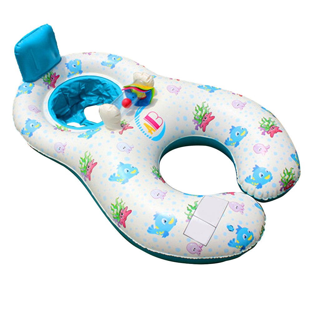 Moeder Kind Opblaasbare Ring Zwemmen Cirkel Baby Float Opblaasbare Swimtrainer Dubbele Vlot Ringen Speelgoed Zwembad Accessoires: 11