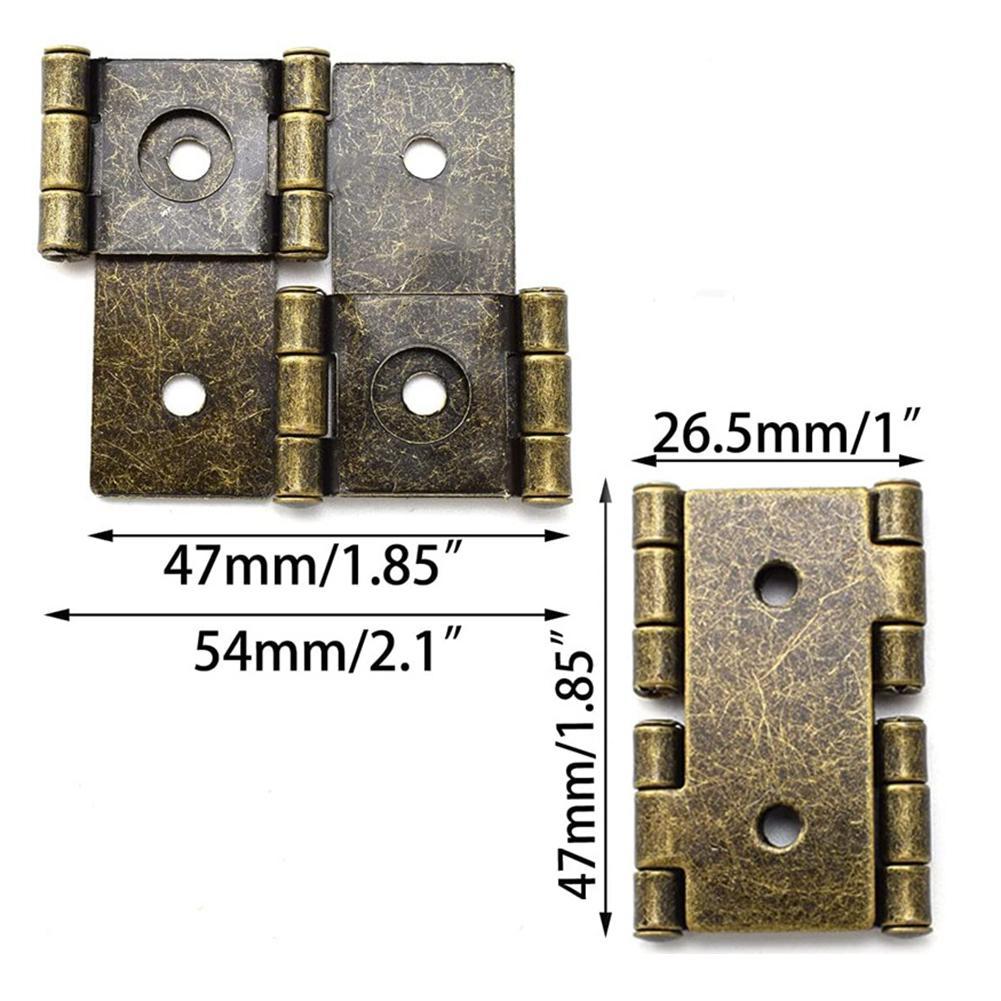 1pc Screen Folding Hinges Square Double Folding Screen Hinges Arbitrary Opening Hinges Antique Furniture Screen Hinges
