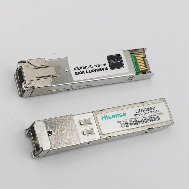 Moduły EPON OLT PX20 + SFP z pojedynczym włóknem Tx 1490nm Rx1310nm złącze SC Hisense