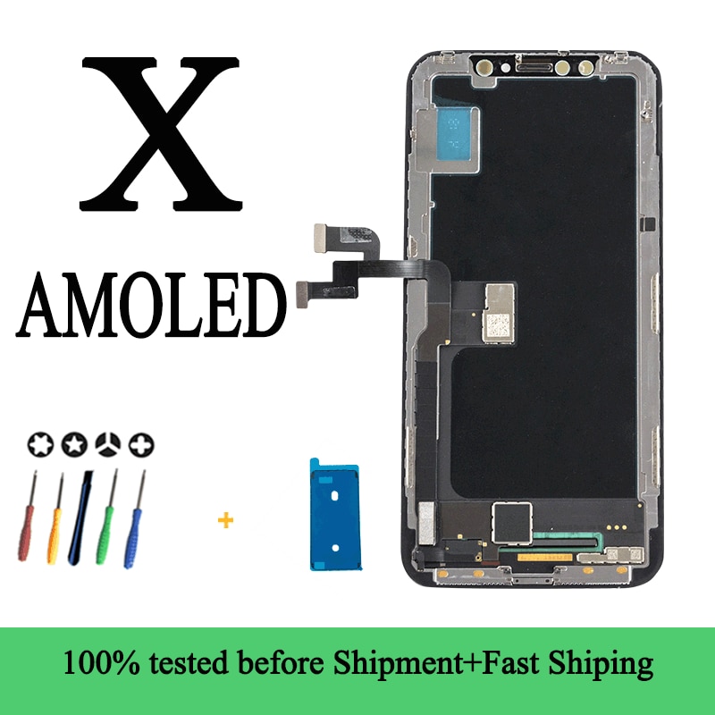 Amoled Display Voor Iphone X Xs Lcd Touch Screen Vervanging Goede 3D Touch Lcd Voor Iphone X Xs Display screen Met Gereedschap